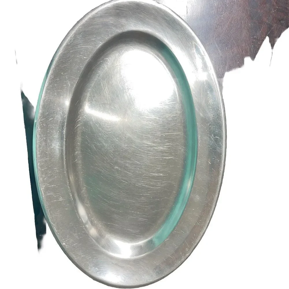 Stainless Steel Oval Serving Platter 12.5
